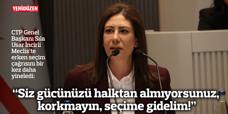 “Siz gücünüzü halktan almıyorsunuz, korkmayın, seçime gidelim!”