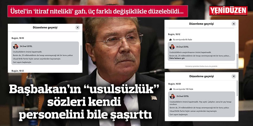 Başbakan’ın “usulsüzlük” sözleri kendi personelini bile şaşırttı