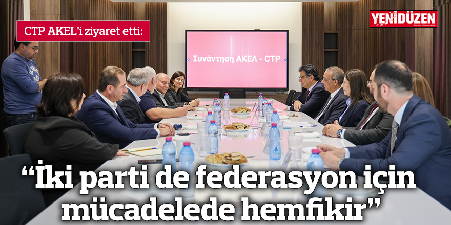 “İki parti de federasyon için mücadelede hemfikir”
