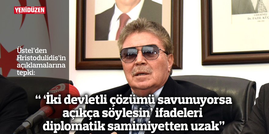 “ ‘İki devletli çözümü savunuyorsa açıkça  söylesin’ ifadeleri diplomatik samimiyetten uzak”