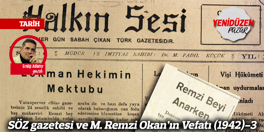 SÖZ gazetesi ve M. Remzi Okan’ın Vefatı (1942)-3