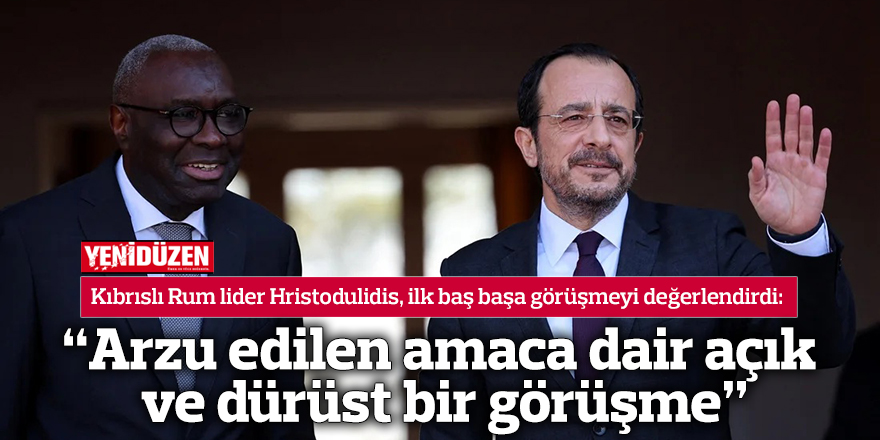 “Arzu edilen amaca dair açık ve dürüst bir görüşme”