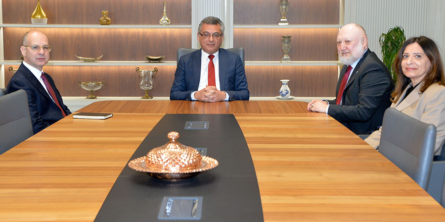 Cumhurbaşkanı Erhürman, UNDP Kıbrıs Ofisi Direktörü Khaydarov ile görüştü