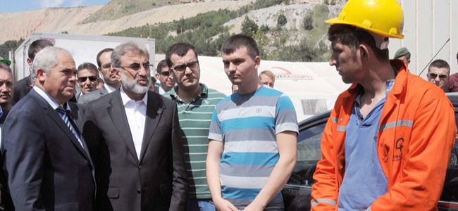 Başbakan Yorgancıoğlu ve heyeti SOMAda