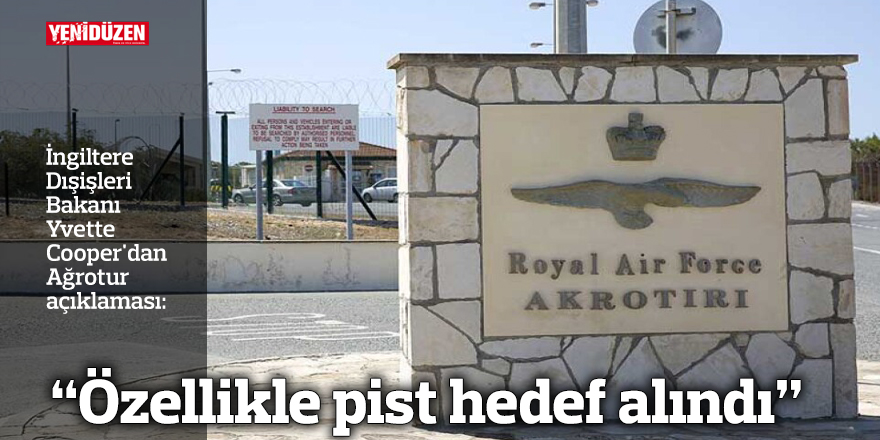 "Özellikle pist hedef alındı"