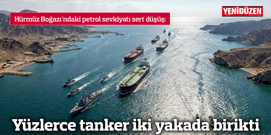 Yüzlerce tanker iki yakada birikti