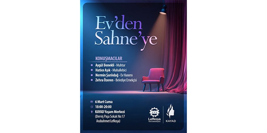 Kadınların yaşam hikayeleri “Ev’den Sahne’ye” taşınacak