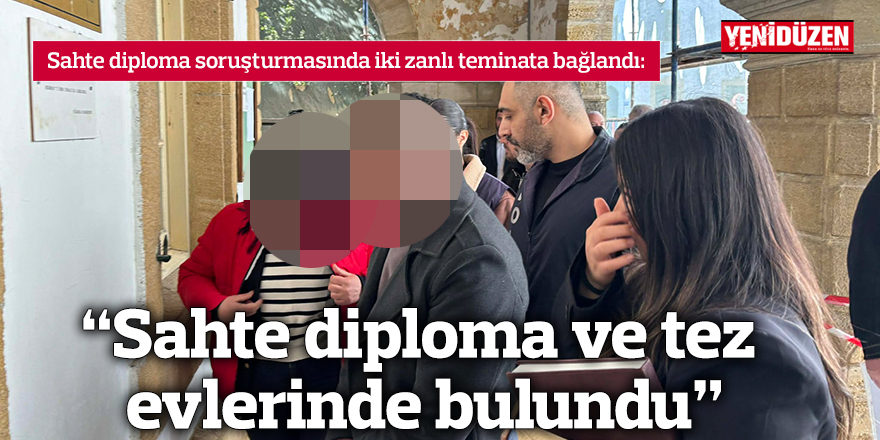 “Sahte diploma ve tez evlerinde bulundu”