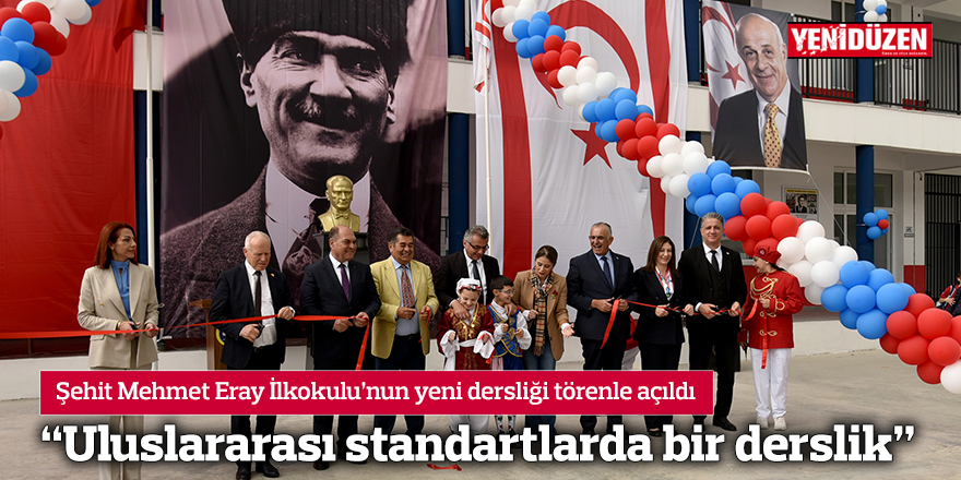 “Uluslararası standartlarda bir derslik”