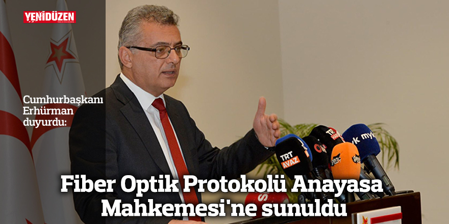 Erhürman, 'Fiber Optik Protokolü'nü Anayasa Mahkemesi'ne sundu