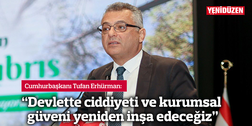 “Devlette ciddiyeti ve kurumsal güveni yeniden inşa edeceğiz”