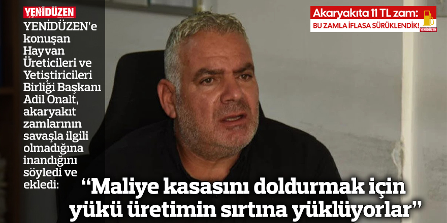  “Maliye kasasını doldurmak için yükü üretimin sırtına yüklüyorlar”