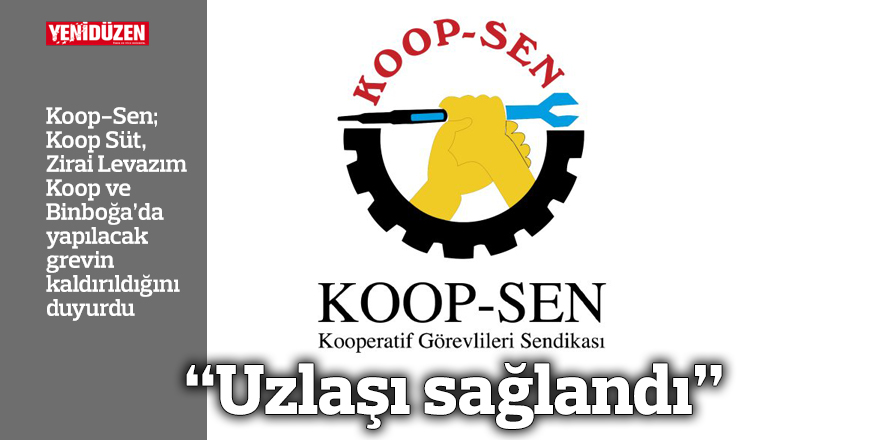 "Uzlaşı sağlandı"