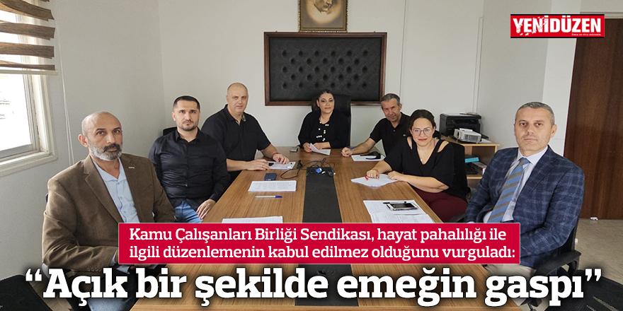 “Açık bir şekilde emeğin gaspı”