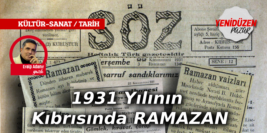1931 Yılının Kıbrısında RAMAZAN