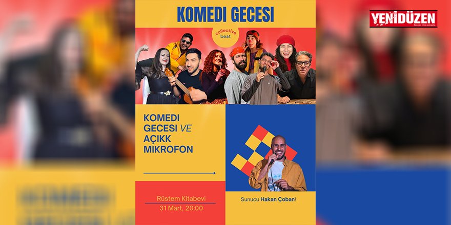 Collective Beat’ten Türkçe komedi gecesi