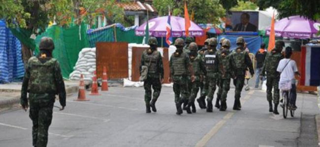 Taylandda sıkıyönetim ilan edildi