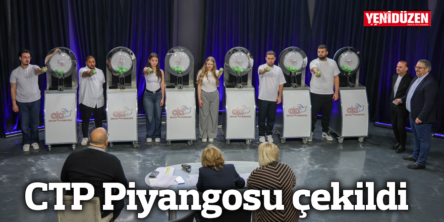 CTP’nin 55’inci yıl piyangosu çekildi