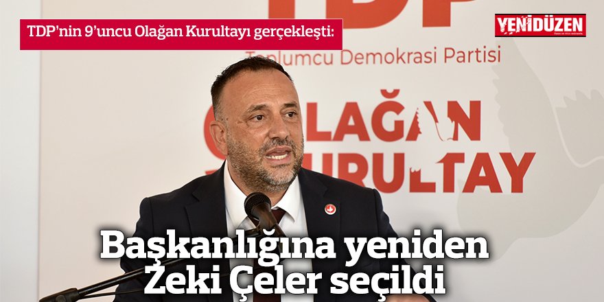 Başkanlığına yeniden Zeki Çeler seçildi