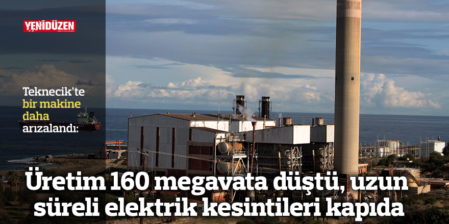 Teknecik’te bir makine daha arızalandı