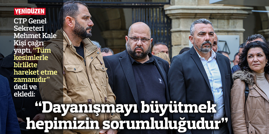 “Dayanışmayı büyütmek hepimizin sorumluluğudur”