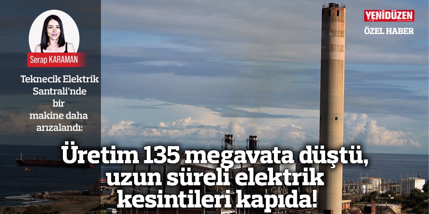 Teknecik’te bir makine daha arızalandı