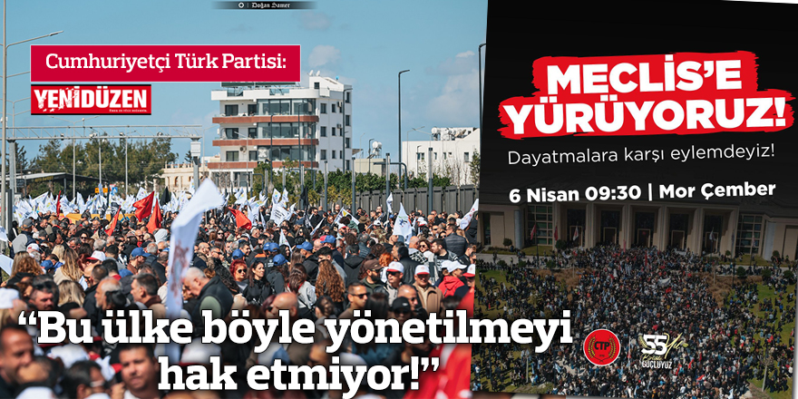 "Bu ülke böyle yönetilmeyi hak etmiyor!"