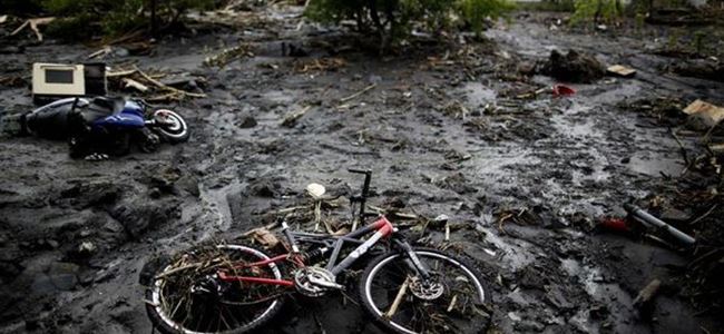 Sel felaketi yüzüzünden mayın patladı