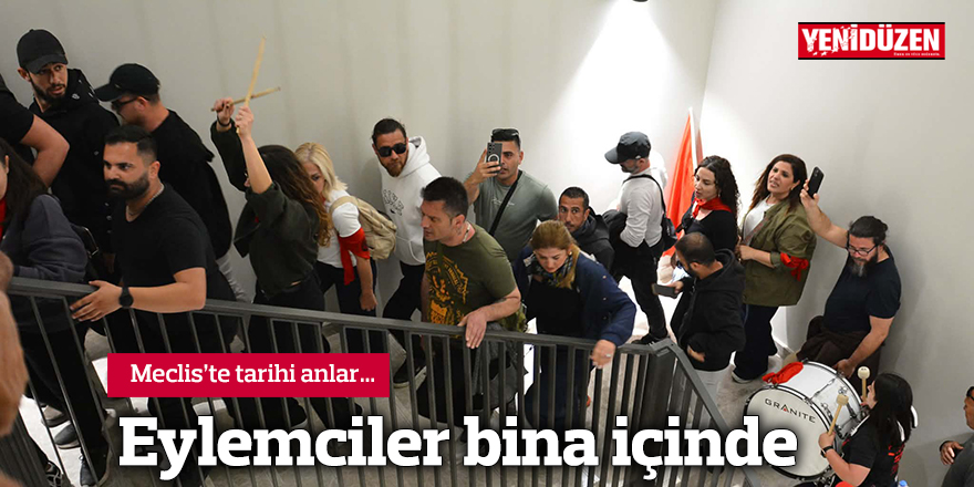 Meclis'te tarihi anlar... Eylemciler bina içinde!