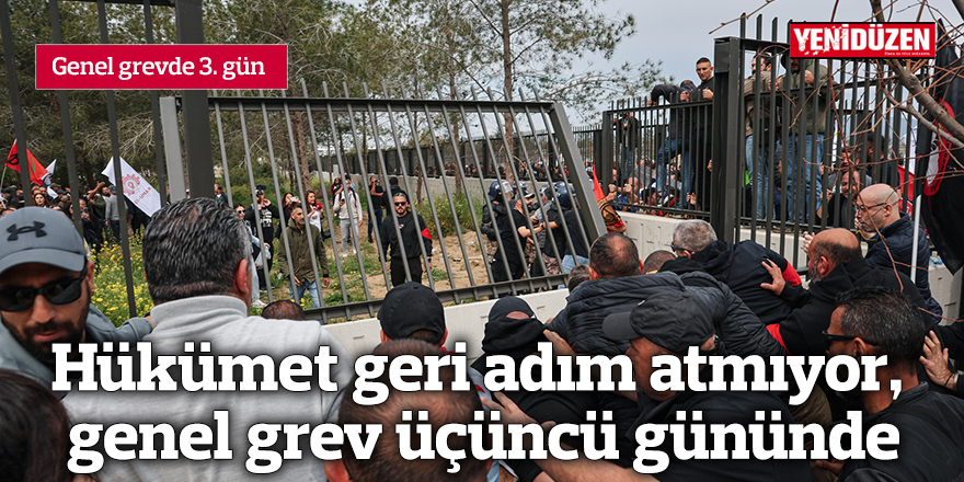 Hükümet geri adım atmıyor, genel grev üçüncü gününde