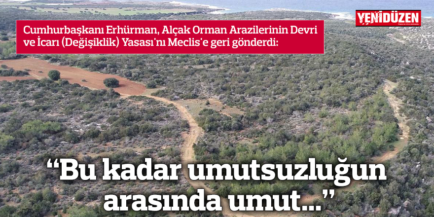 "Bu kadar umutsuzluğun arasında umut..."