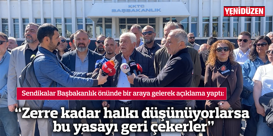 “Zerre kadar halkı düşünüyorlarsa bu yasayı geri çekerler”