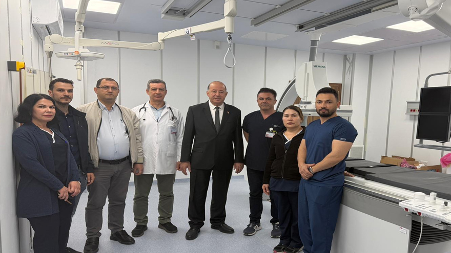 Mağusa Devlet Hastanesi’nde Anjiyo Merkezi hizmete hazır
