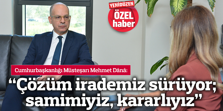 “Çözüm irademiz sürüyor; samimiyiz, kararlıyız”