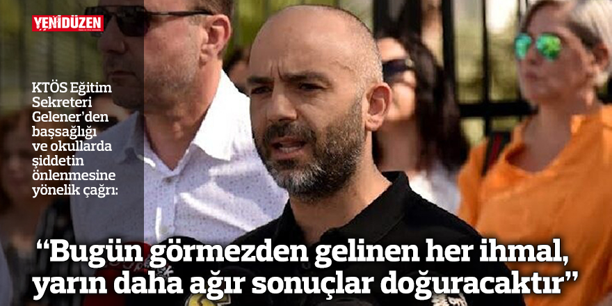 “Bugün görmezden gelinen her ihmal, yarın daha ağır sonuçlar doğuracaktır”