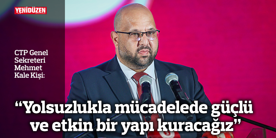 “Yolsuzlukla mücadelede güçlü ve etkin bir yapı kuracağız”