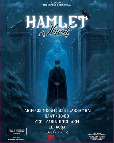 “Hamlet Olmak” adlı oyunu YDÜ’de sahnelenecek