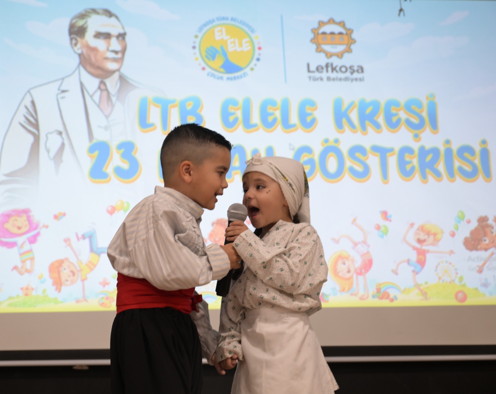 LTB El Ele Kreşi çocukları 23 Nisan’ı aileleriyle birlikte coşkuyla kutladı