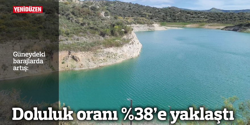Barajlarda doluluk oranı %38’e yaklaştı