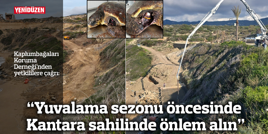 “Yuvalama sezonu öncesinde Kantara sahilinde önlem alın”