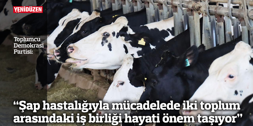 “Şap hastalığıyla mücadelede iki toplum arasındaki iş birliği hayati önem taşıyor”