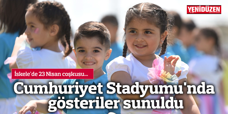 Cumhuriyet Stadyumu'nda gösteriler sunuldu