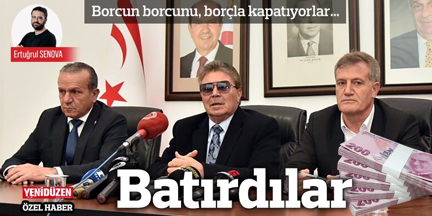 Borcun borcunu, borçla kapatıyorlar...