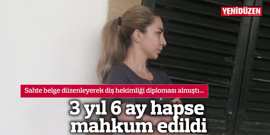 3 yıl 6 ay hapse mahkum edildi