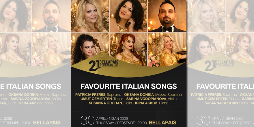 Bellapais İlkbahar Müzik Festivali'nde yarın akşam İtalyan şarkıları konseri yer alacak