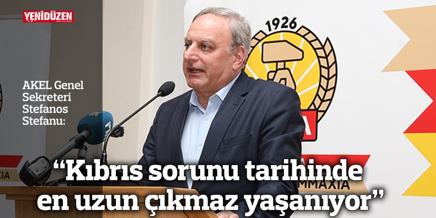 “Kıbrıs sorunu tarihinde en uzun çıkmaz yaşanıyor”