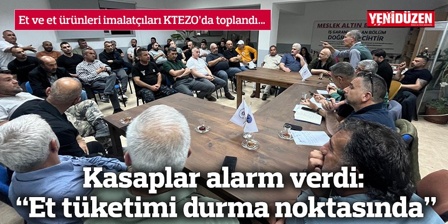 Kasaplar alarm verdi: “Et tüketimi durma noktasında”