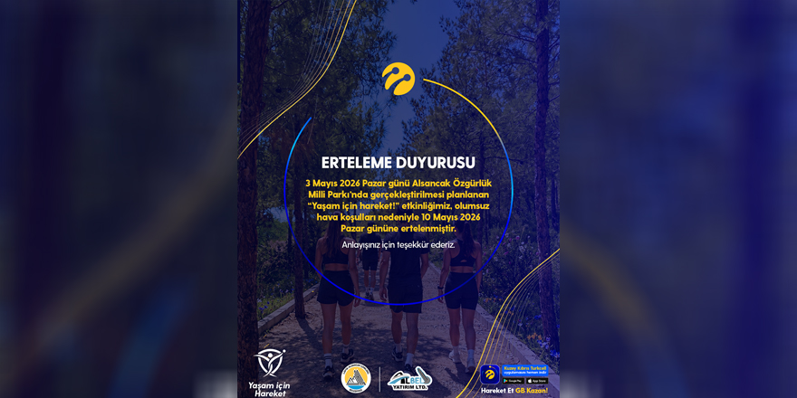 Turkcell’in “Yaşam için Hareket” etkinliği 10 Mayıs’a ertelendi