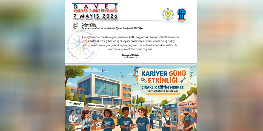 Taner Akcan Çıraklık Merkezi’nde “Kariyer Günü" etkinliği