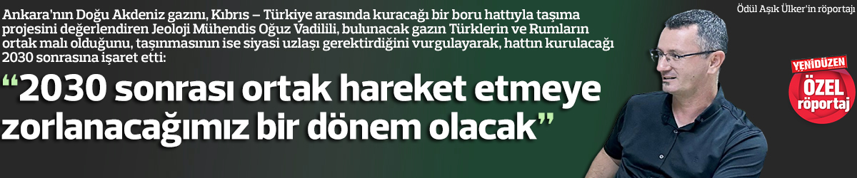 “2030 sonrası ortak hareket etmeye zorlanacağımız bir dönem olacak”
